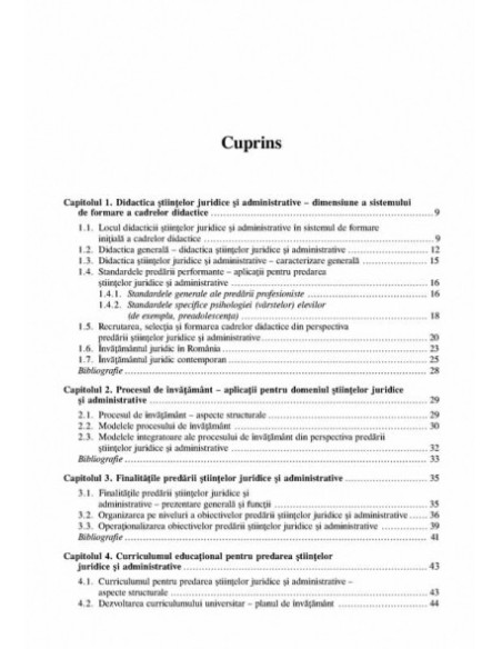 Didactica știintelor juridice și administrative