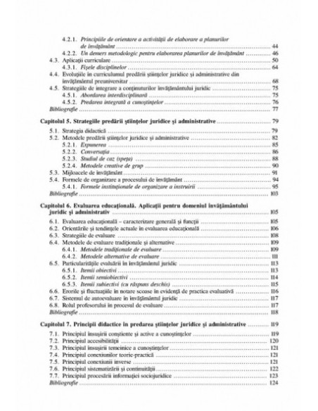 Didactica știintelor juridice și administrative