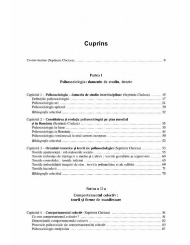 Psihosociologie. Teorii, cercetări,...