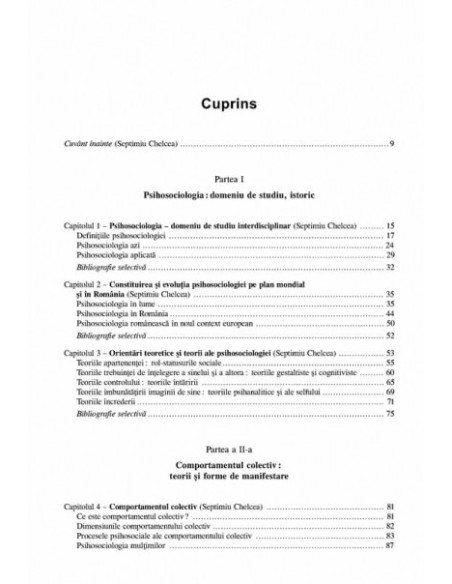 Psihosociologie. Teorii, cercetări, aplicații (ediţia a II-a revăzută şi adăugită)