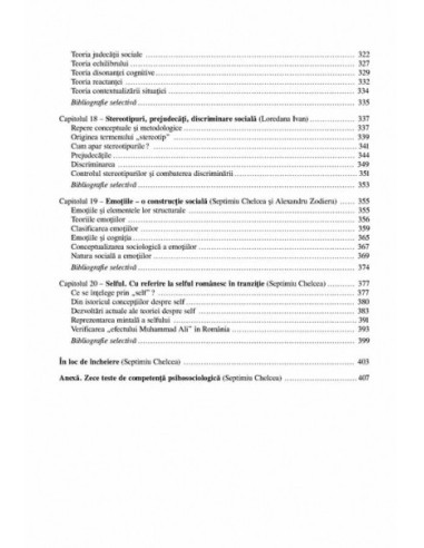 Psihosociologie. Teorii, cercetări,...