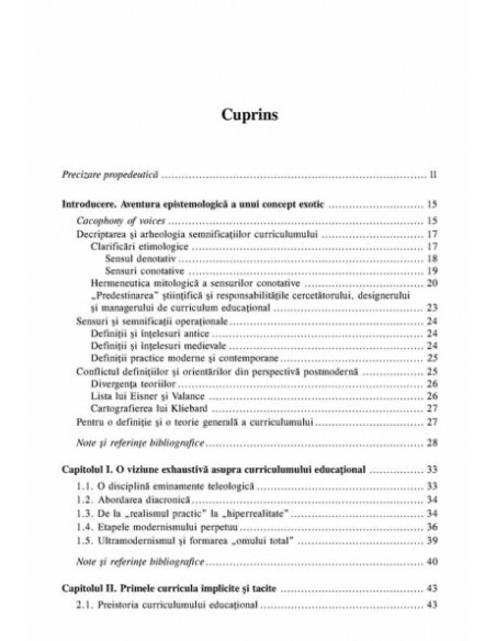 Teoria generală a curriculumului educațional