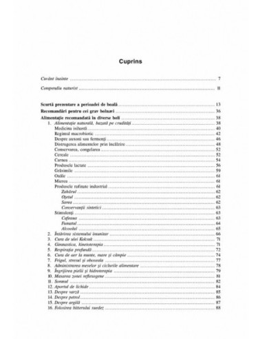 Incursiune în medicina naturistă. În...