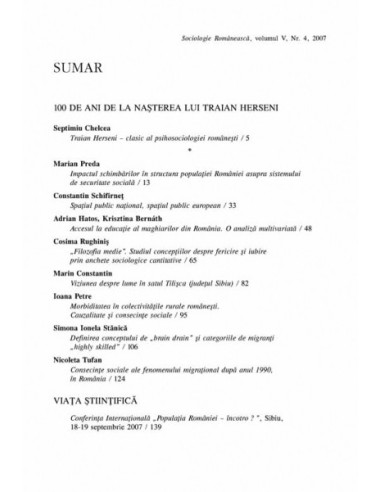 Sociologie românească. Volumul V, Nr.... Sociologie românească. Volumul V, Nr....