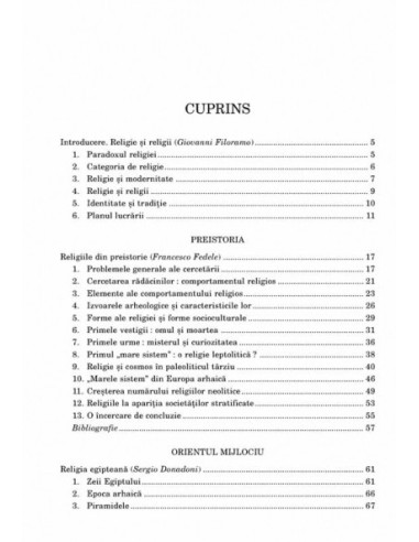 Istoria religiilor. Vol. I: Religiile...
