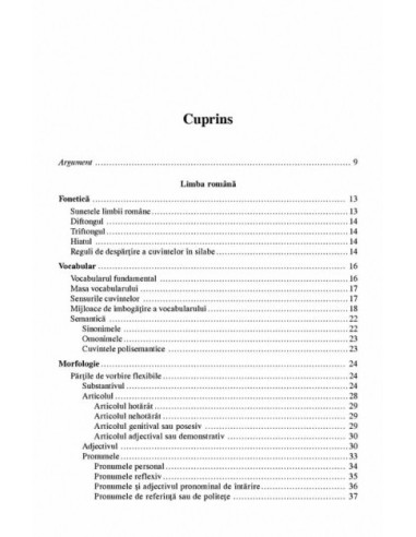 Limba română. Ghid pentru tezele...