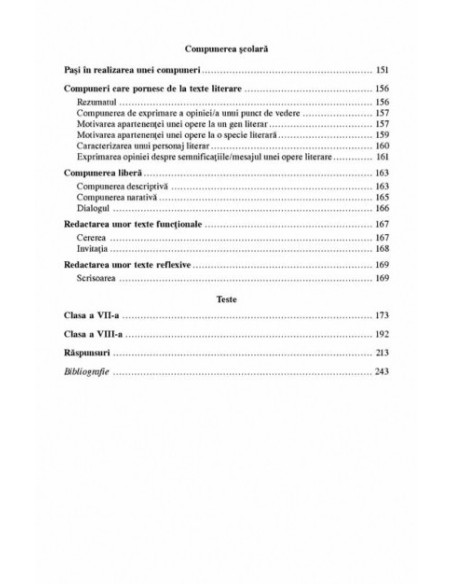 Limba română. Ghid pentru tezele semestriale