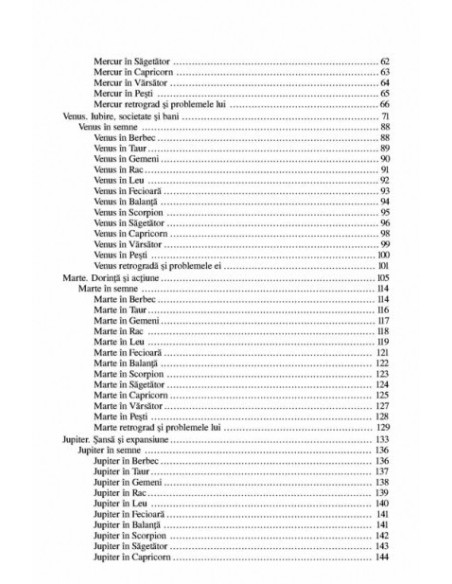 Primul pas spre horoscop. Planete şi asteroizi în semne