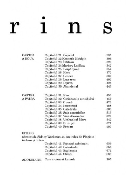 Lanark: O viaţă în patru cărţi