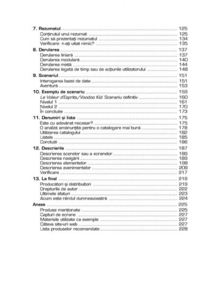 Cum să scrii pentru multimedia. Tehnici de scriere interactivă. Rezumatul. Derularea. Scenariul