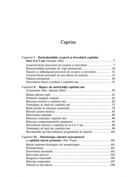 Universul de mişcare al copilului mic (0-3 ani)