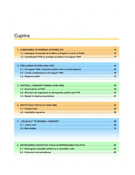 O istorie a comunismului din România. Manual pentru liceu