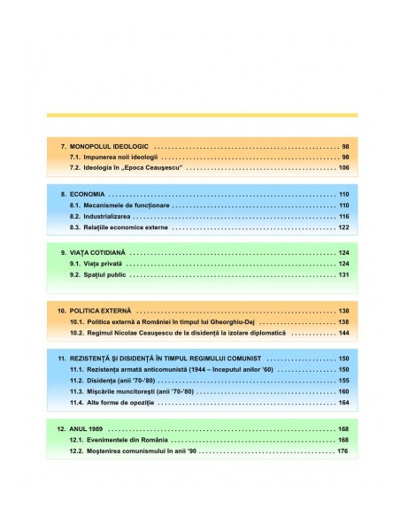 O istorie a comunismului din România. Manual pentru liceu