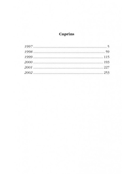 Jurnal suedez IV (1997-2002)