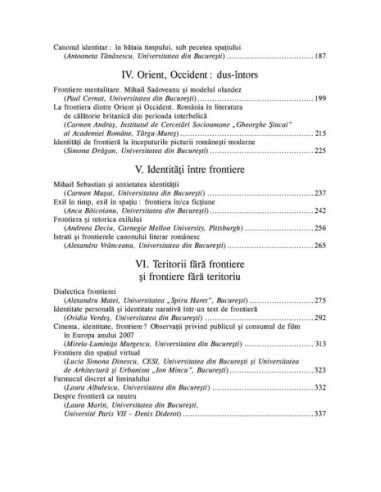 Identitate de frontieră în Europa...