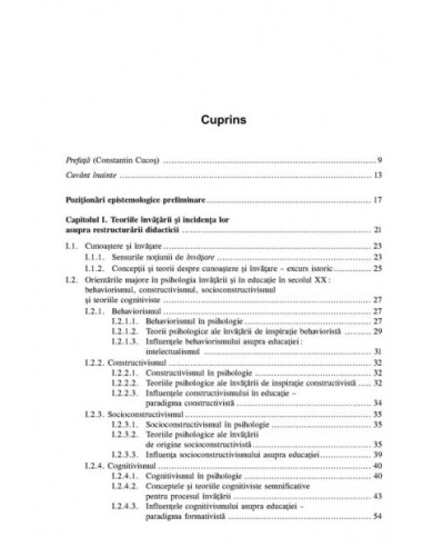 Didactica. Fundamente și dezvoltări... Didactica. Fundamente și dezvoltări...
