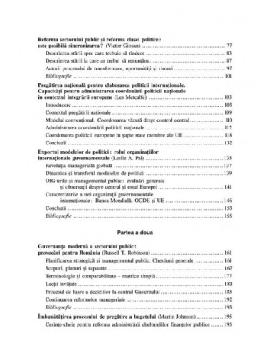 Managementul Politicilor Publice. Transformări și Perspective