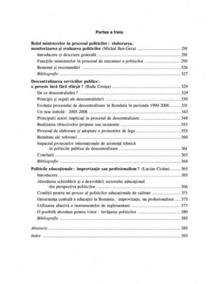 Managementul politicilor publice. Transformări și perspective