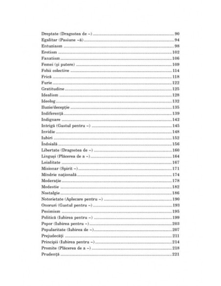 Mic tratat de emoții, sentimente și pasiuni politice