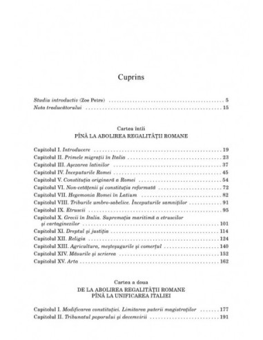 Istoria romană, vol. I