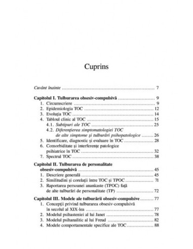 Tulburarea obsesiv-compulsivă....
