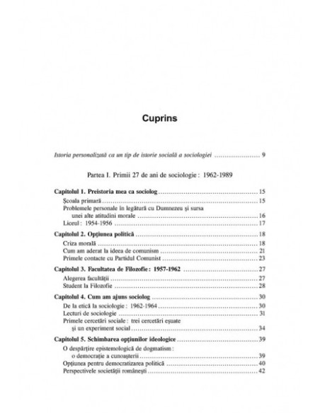 O istorie subiectivă în sociologia românească din 1944 până în prezent