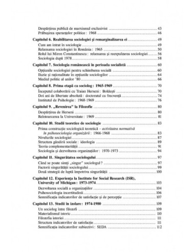 O istorie subiectivă în sociologia... O istorie subiectivă în sociologia...