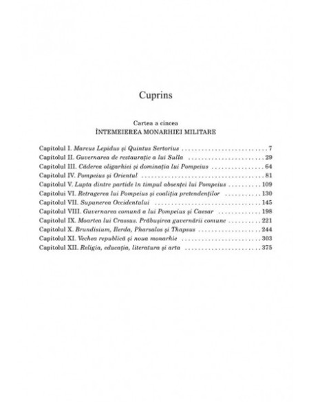 Istoria romană, vol. III