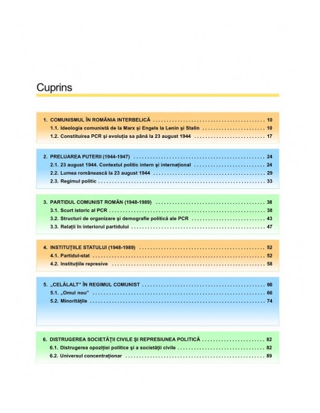 O istorie a comunismului din România. Manual pentru liceu