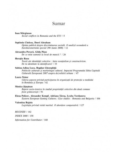 Sociologie Românească. Volumul VII,...