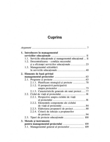 Elaborarea și managementul...