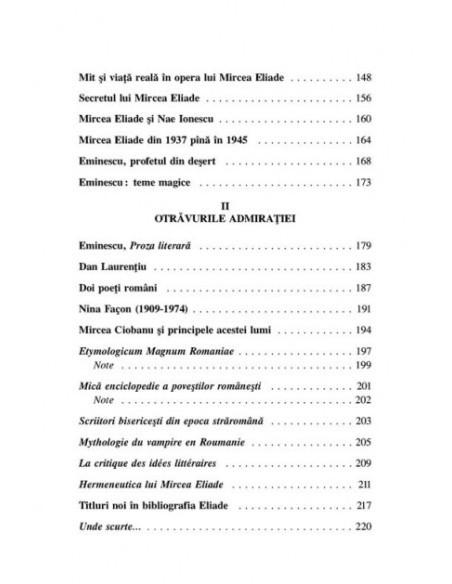Studii româneşti II. Soarele şi Luna. Otrăvurile admiraţiei