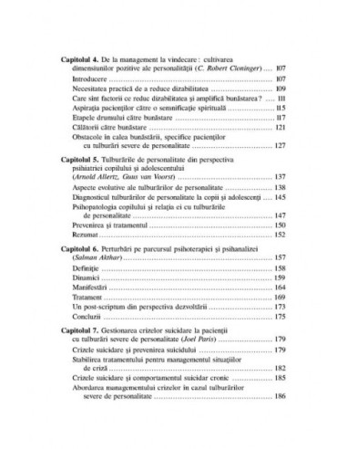 Tulburările severe de personalitate.... Tulburările severe de personalitate....