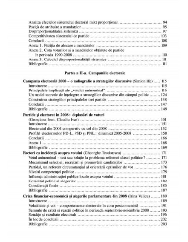 Alegeri 2008. Volumul I: Campanii,... Alegeri 2008. Volumul I: Campanii,...