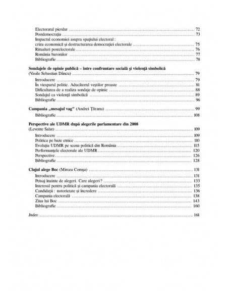 Alegeri 2008. Volumul II: Continuitate și schimbare
