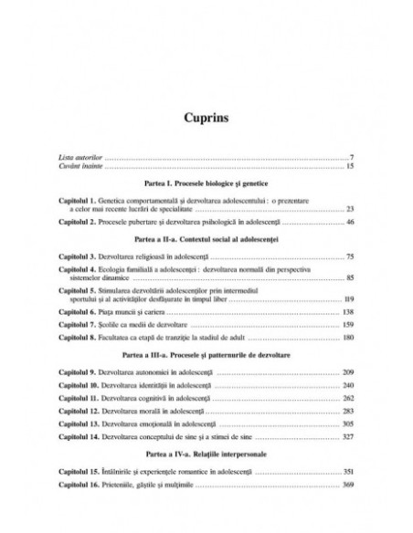 Psihologia adolescenţei. Manualul Blackwell