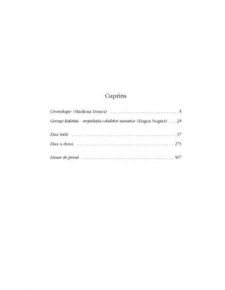 Opere I. Lumea în două zile