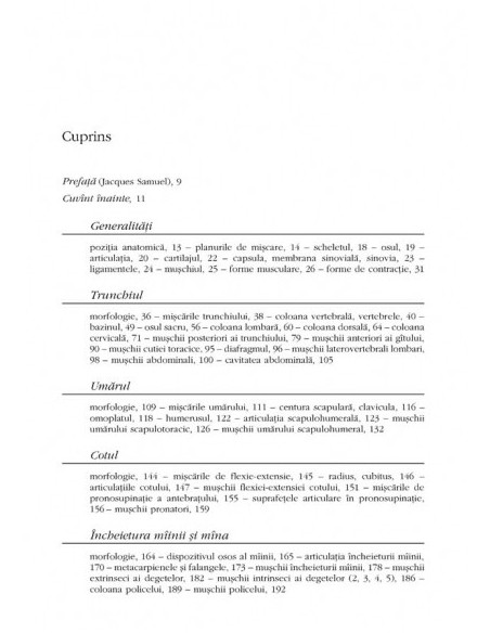 Anatomie pentru mişcare. 