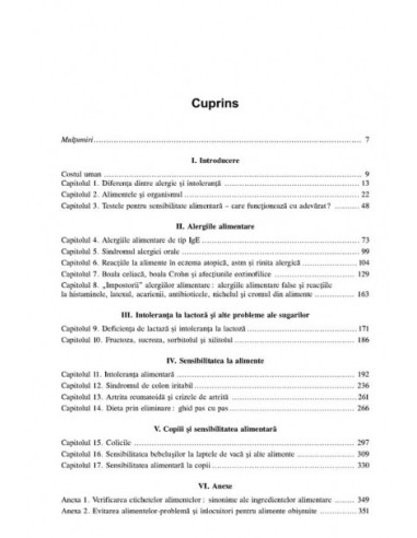 Alergii şi intoleranţe alimentare. 