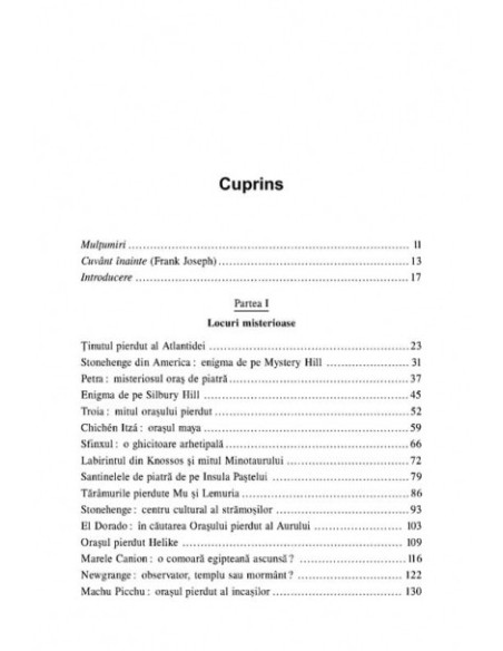 Istoria secretă. Civilizații pierdute și mistere străvechi