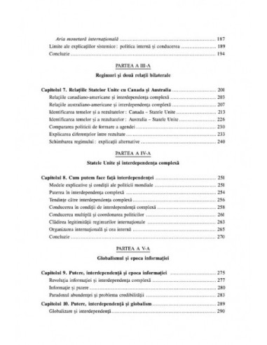Putere și interdependență Putere și interdependență