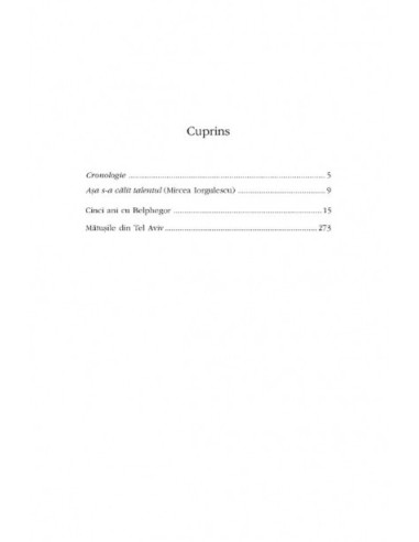 Opere III: Cinci ani cu Belphegor,...