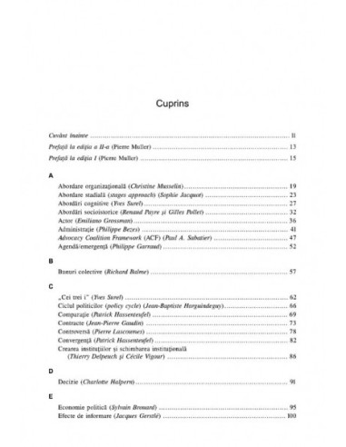 Dicționar de politici publice