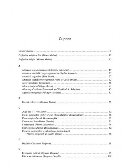 Dicționar de politici publice