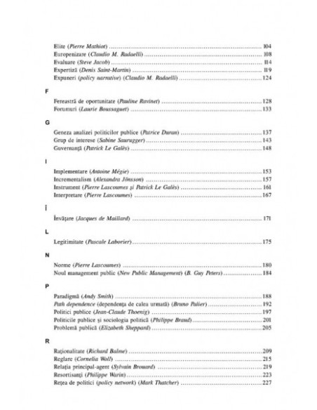 Dicționar de politici publice