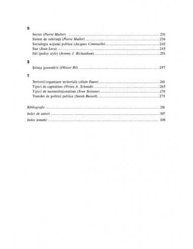 Dicționar de politici publice