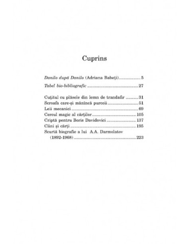 Criptă pentru Boris Davidovici