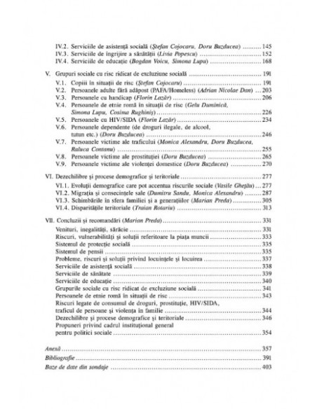 Riscuri și inechități sociale în Romania. Raportul Comisiei Prezidențiale pentru Analiza Riscurilor Sociale și Demografice