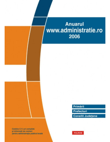Anuarul www.administrație.ro/ 2006