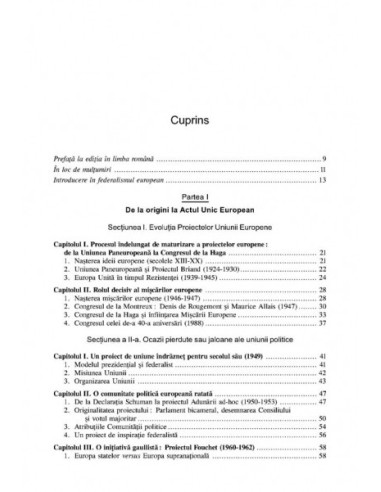 Viitorul federalist al Europei.... Viitorul federalist al Europei....